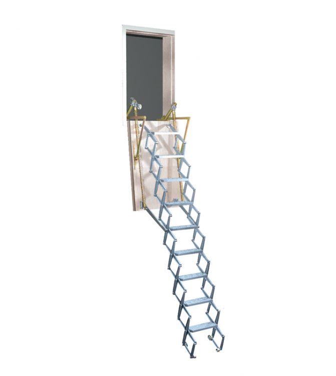 Columbus Concertina Vertical Attic Ladder - Attic Group