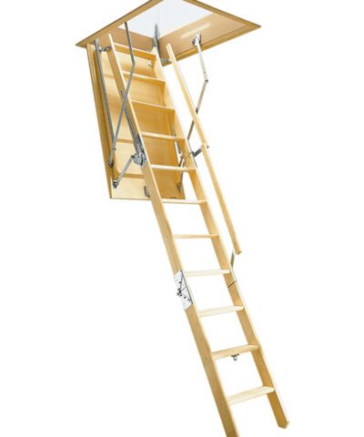 Photo of the Stairladder Deluxe timber attic ladder