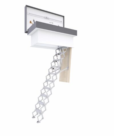 Columbus Flat Roof Attic Ladder extended.