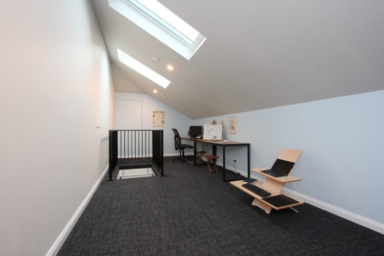 Steep Roof Turned into a Usable Space by Attic Conversion in Ripponlea