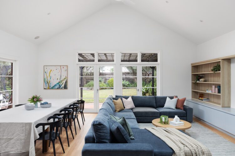 High-end First Floor Addition and Ground Floor Makeover in Elsternwick - Family Room