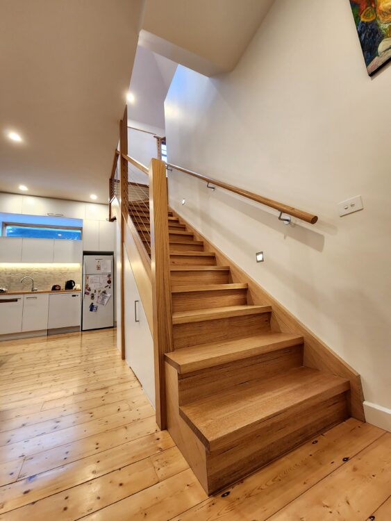 Richmond Victorian Cottage Turned into a Spacious Home - Stairs