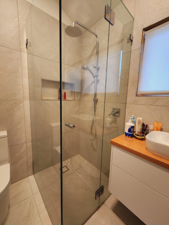 Richmond Victorian Cottage Turned into a Spacious Home - Upstairs Shower