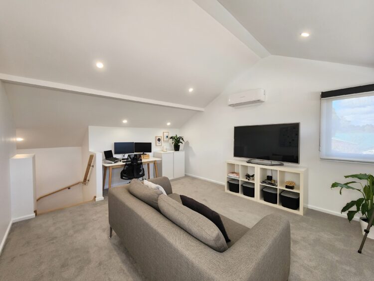 Stylish First Floor Parents Retreat & Existing Home Renovation in Box Hill Upstairs Lounge