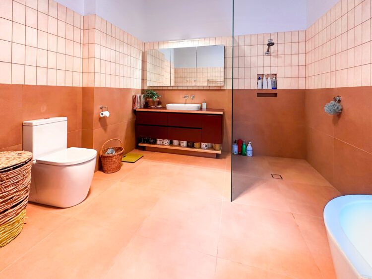 Inner City Terrace Reinvented in Fairfield - Big Bathroom