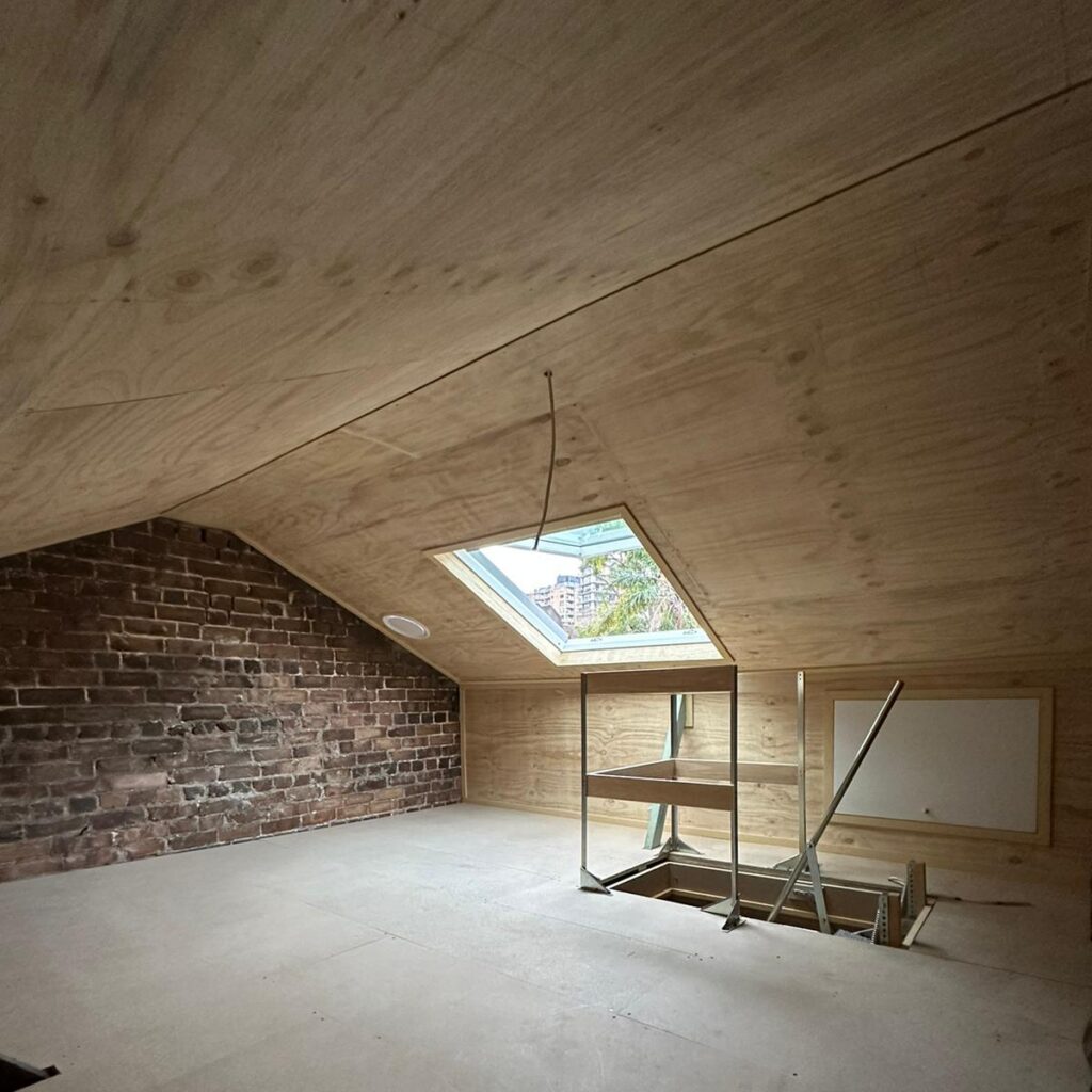 Plywood - attic storage